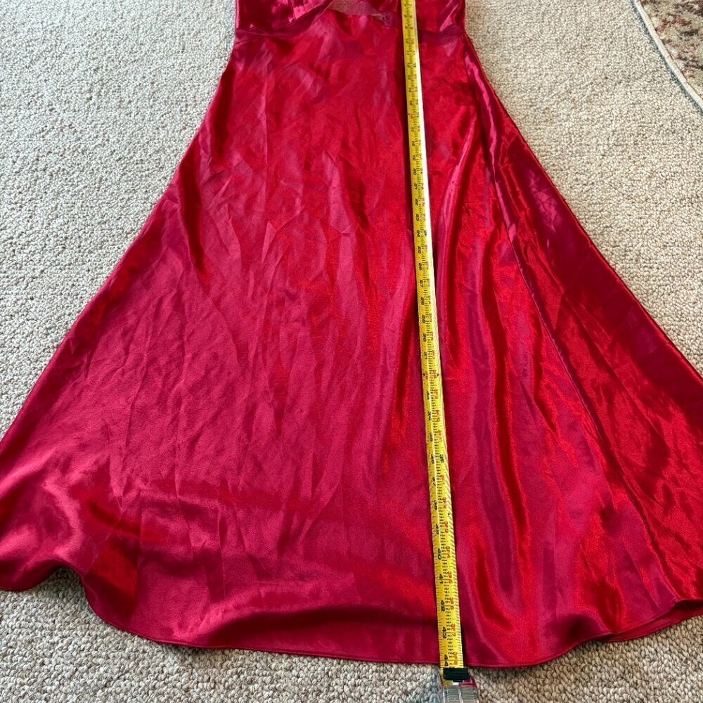 Victoria’s Secret Very Sexy Red Slip Dress M Y2K Lingerie Glam Valentines Sexy - Picture 11 of 12